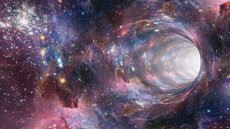 Wormhole Time Travel Galaxy